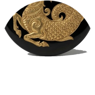 Makara rashi medallion